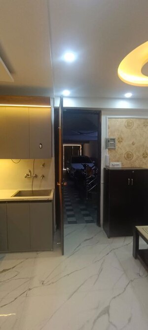 Kitchen in 1 BHK Builder Floor at Uttam Nagar – for Rent