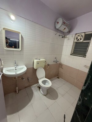 Bathroom in 3 BHK Apartment at Tivona Homes, Baner – for Rent