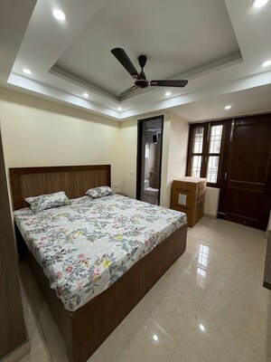 Bedroom in 2 BHK Builder Floor at Chattarpur – for Rent