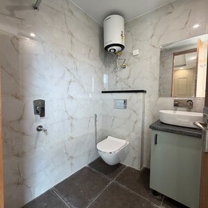 Bathroom in 3 BHK Apartment at Smart World Orchard, Sector 61 – for Rent