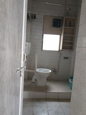 Bathroom in 2 BHK Apartment at Suvarnayug Loksangam Vihar, Aundh – for Rent