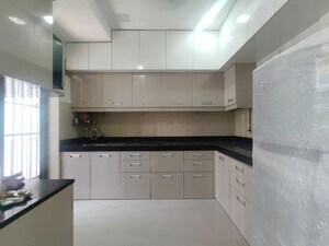 Kitchen in 3 BHK Apartment at Lodha Luxuria, Majiwada – for Rent