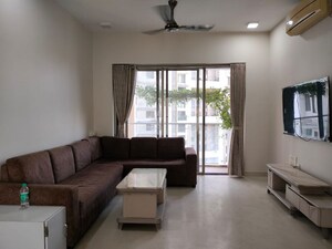 Hall in 3 BHK Apartment at Lodha Luxuria, Majiwada – for Rent