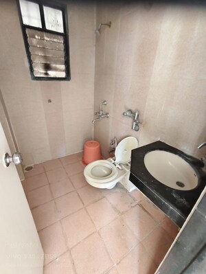 Bathroom in 2 BHK Apartment at Nikash Skies CHS, Pashan – for Rent