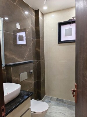 Bathroom in 3 BHK Apartment at Naraina – for Rent