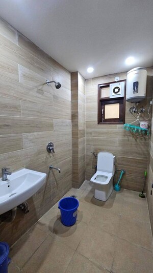 Bathroom in 2 BHK Builder Floor at Saket – for Rent