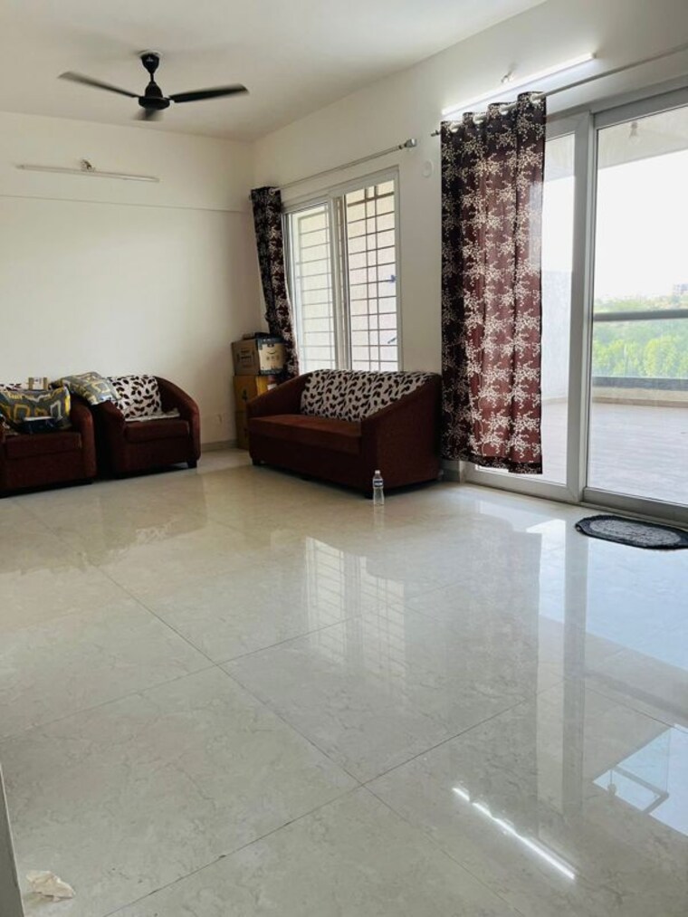 Living Room, gera-emerald-city 3 Bedroom 1350 Sq.Ft. Apartment In Kharadi Pune 10612431