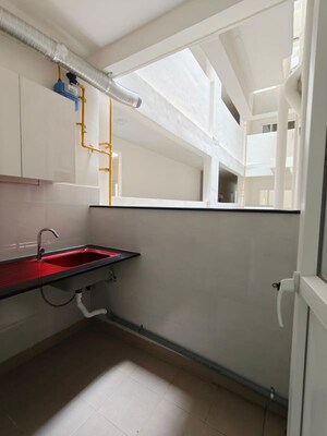 Kitchen in 2 BHK Apartment at Adarsh Greens, Kogilu – for Rent