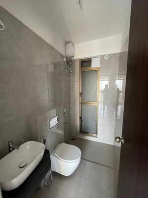 Bathroom in 1 BHK Apartment at Raymond Ten X Habitat, Pokhran Road No Two – for Rent