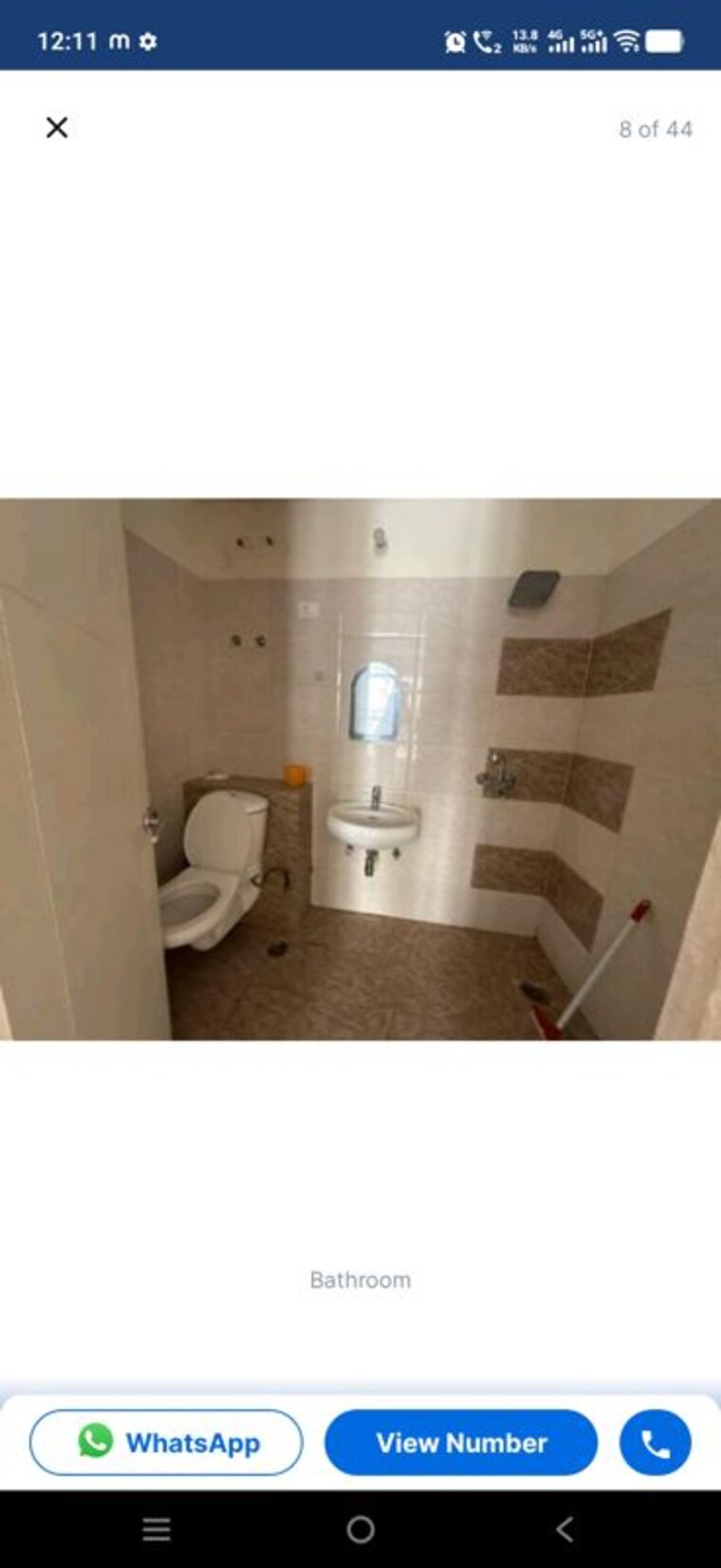 Bathroom, shree-vardhman-flora 2.5 Bedroom 1350 Sq.Ft. Apartment In Sector 90 Gurgaon 10612436