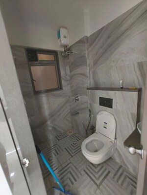 Bathroom in 2 BHK Apartment at Paradise Sai World Empire, Kharghar – for Rent