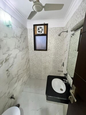 Bathroom in 3 BHK Apartment at Naraina – for Rent
