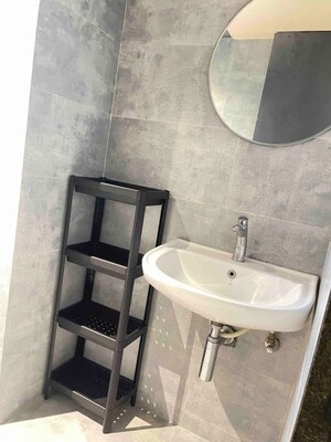 Bathroom in  Office Space at Kolte Patil City Vista, Kharadi – for Rent