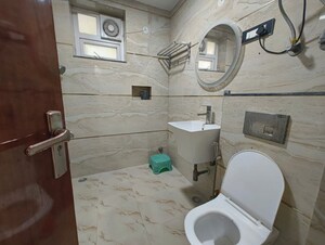 Bathroom in 3 BHK Apartment at Dwarka – for Rent