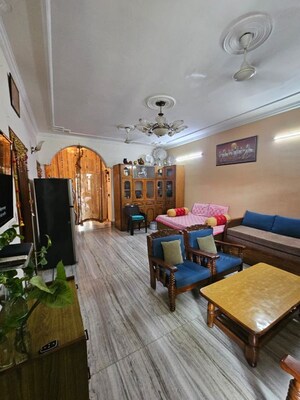 Living Room in 3 BHK Builder Floor at Kalkaji – for Sale
