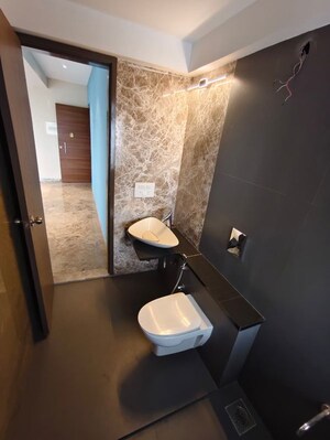 Bathroom in 2 BHK Apartment at Paradise Sai World Empire, Kharghar – for Rent