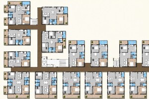 Floor Plan in 2 BHK Apartment at Fuzen Park Edge, Buddha Nagar – for Sale