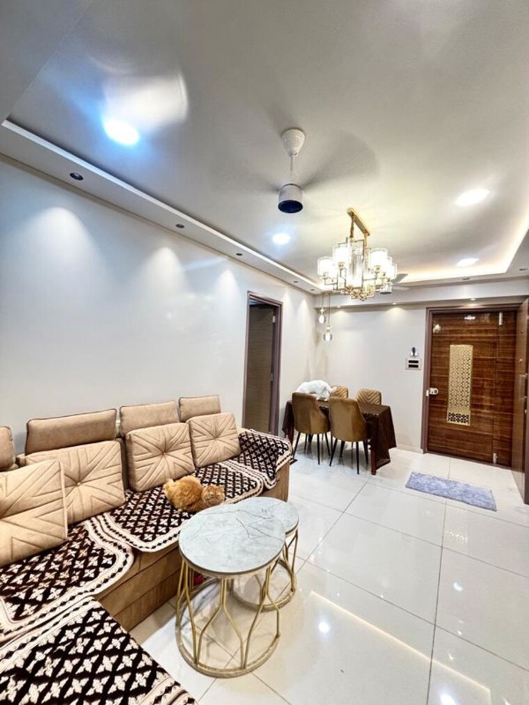 Living Room, malhar-24-east 2 Bedroom 712 Sq.Ft. Apartment In Sanpada Navi Mumbai 10612557