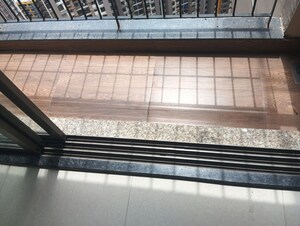 Balcony in 2 BHK Apartment at Runwal Eirene, Balkum Pada – for Rent