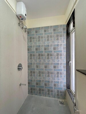 Bathroom in 3 BHK Apartment at Sheth Zuri, Laxmi Nagar – for Rent