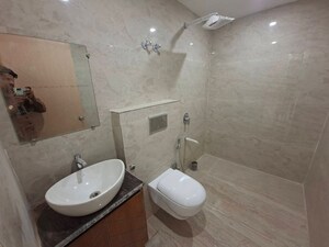 Bathroom in 3 BHK Builder Floor at Saket – for Rent