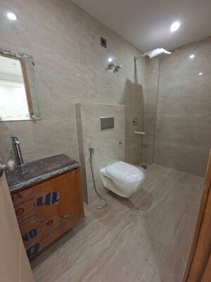 Bathroom in 3 BHK Builder Floor at Saket – for Rent