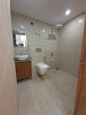 Bathroom in 3 BHK Builder Floor at Saket – for Rent