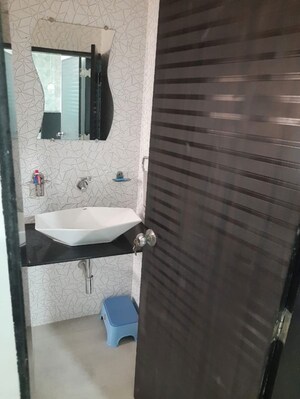 Bathroom in 2 BHK Apartment at Velentine Tower, Goregaon East – for Rent