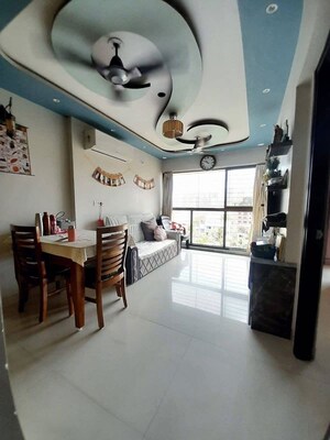 Living Room in 1 BHK Apartment at Majiwada – for Rent