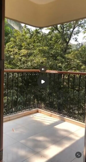 Balcony in 3 BHK Apartment at Khar West – for Rent