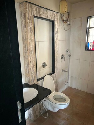 Bathroom in 2 BHK Apartment at Paranjape Forest Trails The Highlands, Bhugaon – for Rent