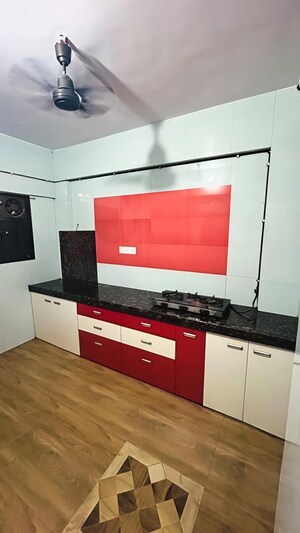 Kitchen in 1 BHK Apartment at Metropolis Rivera, Kasarvadavali – for Rent