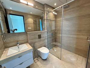 Bathroom in 3 BHK Apartment at Raheja Imperia, Worli – for Rent