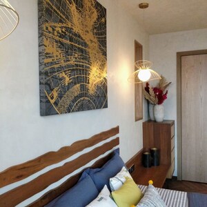 Bedroom in 3 BHK Apartment at Lodha Trump Tower, Worli – for Rent
