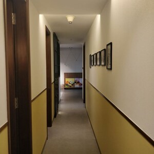 Building Lobby in 3 BHK Apartment at Lodha Trump Tower, Worli – for Rent
