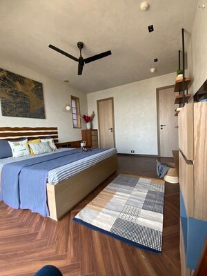 Bedroom in 3 BHK Apartment at Lodha Trump Tower, Worli – for Rent