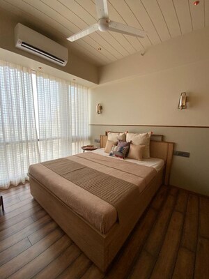Bedroom in 3 BHK Apartment at Lodha Trump Tower, Worli – for Rent