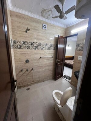 Bathroom in 2 BHK Apartment at Naraina – for Rent