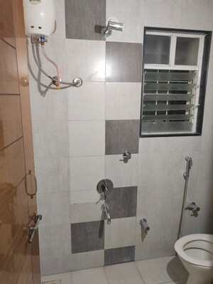 Bathroom in 2 BHK Apartment at SSD Sai Pearl, Pimple Saudagar – for Rent