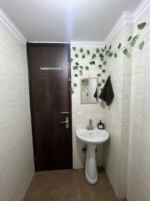 Bathroom in 1 BHK Apartment at Chattarpur – for Rent