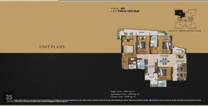 Master Plan in 4 BHK Apartment at Oxirich Chintamani, Sector 103 – for Sale