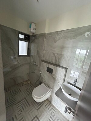 Bathroom in 1 BHK Apartment at Veena Synergy, Andheri East – for Rent