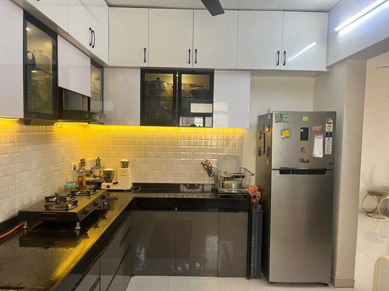 Kitchen, nyati-elan 2 Bedroom 820 Sq.Ft. Apartment In Wagholi Pune 10612731
