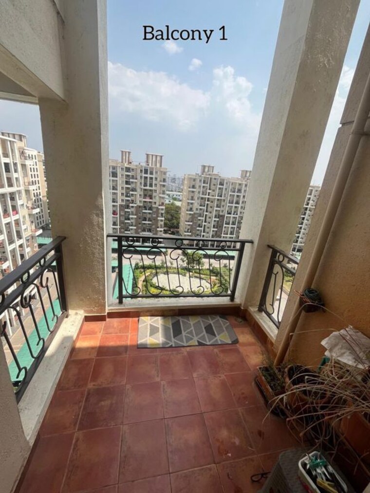 Balcony, nyati-elan 2 Bedroom 820 Sq.Ft. Apartment In Wagholi Pune 10612731