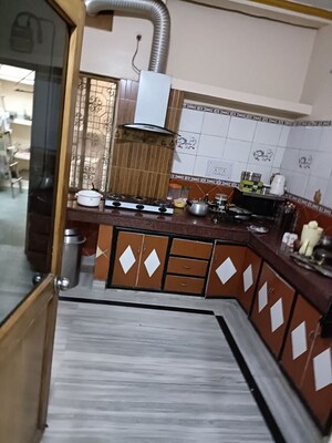 Kitchen in 3 BHK Builder Floor at Rajendra Nagar Sector 5 – for Rent
