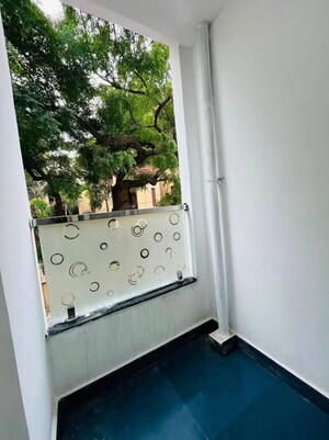 Balcony in 1 BHK Apartment at Raghavendra Arcade, Kondapur – for Rent