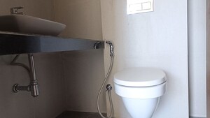 Bathroom in 2 BHK Apartment at Sheth Zuri, Laxmi Nagar – for Rent
