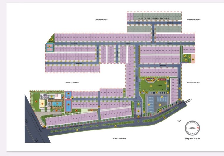 Master Plan, m2k-olive-greens 3 Bedroom 1578 Sq.Ft. Apartment In Sector 104 Gurgaon 10612794