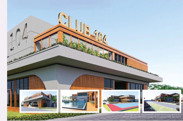 Exterior View, m2k-olive-greens 3 Bedroom 1578 Sq.Ft. Apartment In Sector 104 Gurgaon 10612794