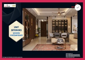 Living Room in 3 BHK Apartment at Hero Homes Palatial, Sector 104 – for Sale